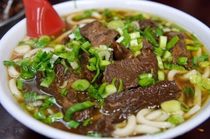 Mì bò là một trong những biểu tượng ẩm thực của Đài Loan