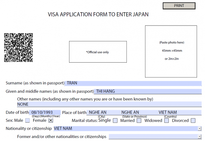 Tờ khai xin visa Nhật quyết định rất lớn đến hồ sơ xin visa của bạn. - cách điền tờ khai xin visa đi Nhật