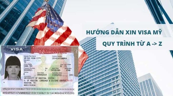 Tùy thuộc vào từng loại visa để làm thủ tục- thủ tục làm visa đi Mỹ