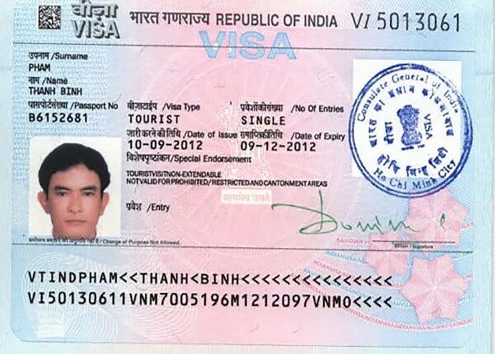 Visa Ấn Độ cho người Việt -các loại visa Ấn Độ