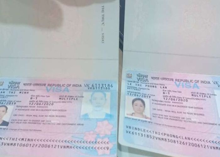 Visa dán được cấp bởi Đại sứ quán Ấn Độ - Xin visa Ấn Độ có khó không