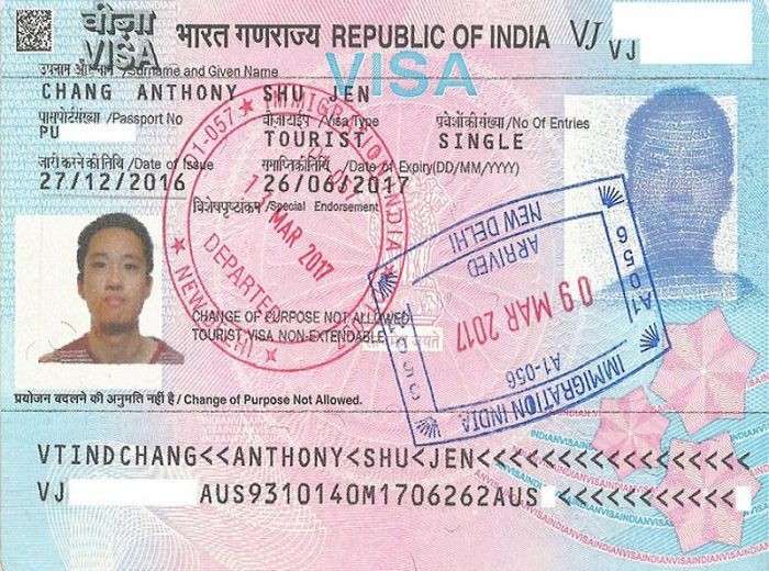 Thị thực cho phép nhập cảnh 1 lần - Xin visa Ấn Độ có khó không
