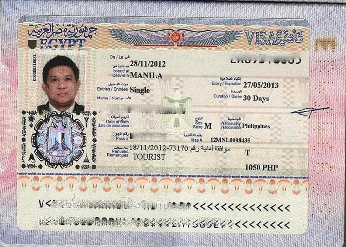 Visa du lịch Ai Cập cho người nước ngoài - Thủ tục xin visa Ai Cập