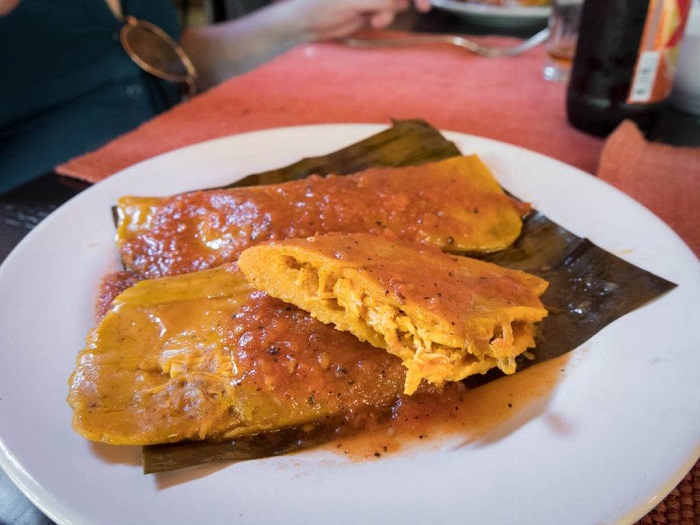 Tamales ẩm thực Maya
