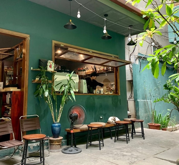 cafe sân vườn ở Hà Nội - Inside Cafe