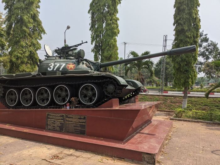 xe tăng Điểm đến lịch sử ở Kon Tum 