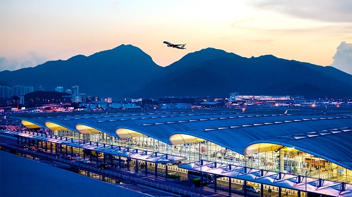 Sân bay quốc tế Hồng Kông - kiến trúc đẹp ở Hồng Kông