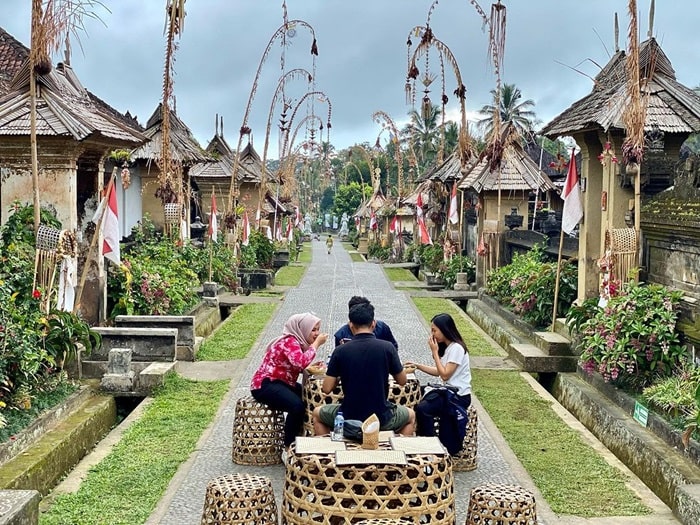 khám phá làng Penglipuran Bali.