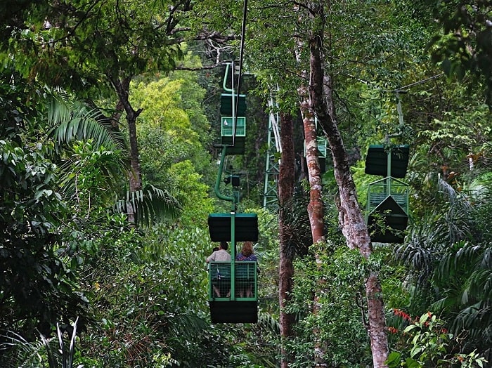 Xe điện trên không là hoạt động không thể bỏ qua ở rừng nhiệt đới Gamboa Panama