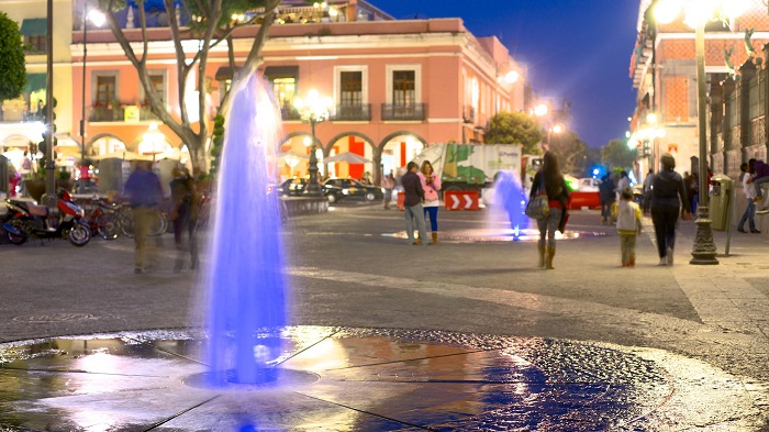 Quảng trường  Plaza de la Constitución - kinh nghiệm du lịch Puebla