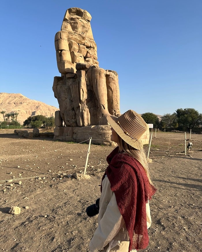 Bức tượng khổng lồ của Memnon Ai Cập