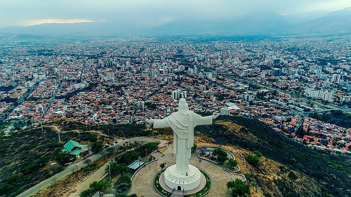 El Cristo de La Concordia là địa điểm không thể bỏ qua ở thành phố Cochabamba Bolivia