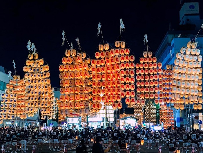 Lễ hội Akita Kanto cũng là lễ hội mùa hè trên thế giới tại Nhật Bản