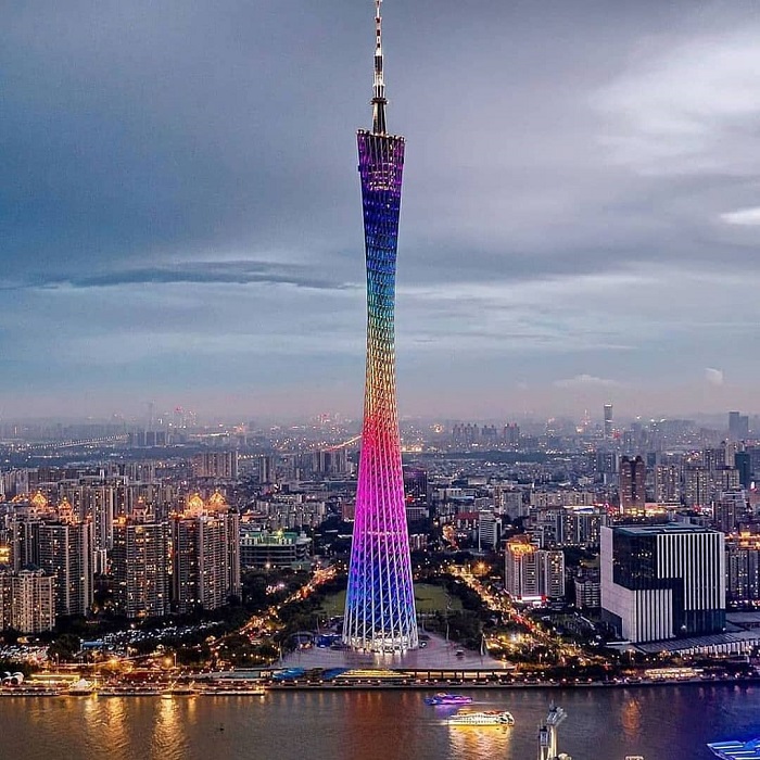 Tháp Canton là tháp truyền hình cao nhất thế giới của Trung Quốc