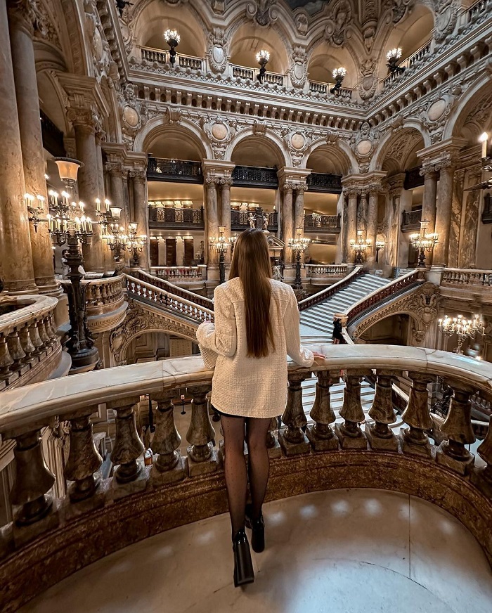 Nhà hát Palais Garnier là một trong những nhà hát đẹp nhất thế giới nằm ở Pháp