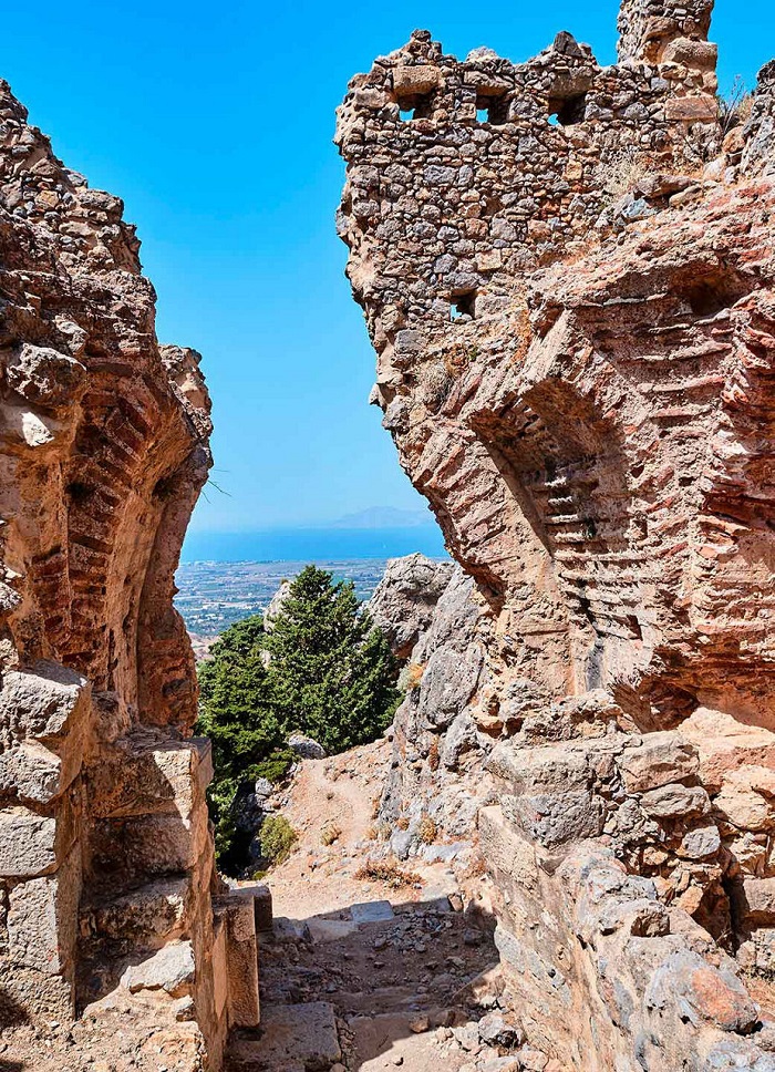 Di tích lâu đài Pyli ở đảo Kos Hy Lạp