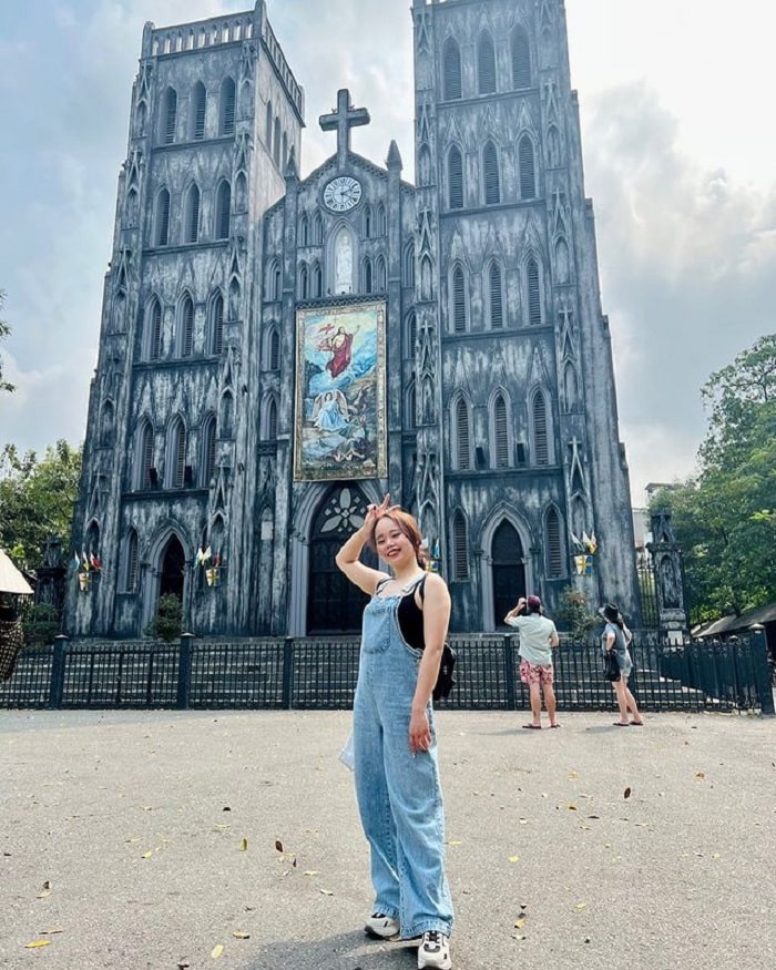 địa điểm chụp ảnh ở Hà Nội - nhà thờ Lớn Hà Nội