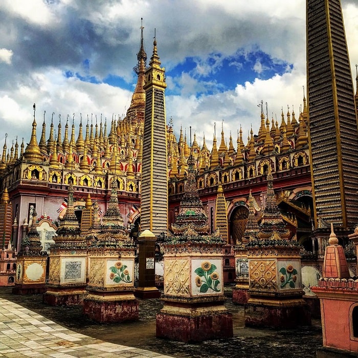 Kiến trúc chùa Thanboddhay Paya Myanmar
