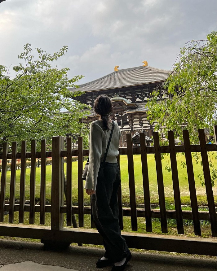 Ngắm cảnh ở chùa Todai-ji Nhật Bản 
