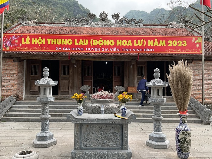 điểm du lịch Gia Viễn Ninh Bình - đền Thung Lau