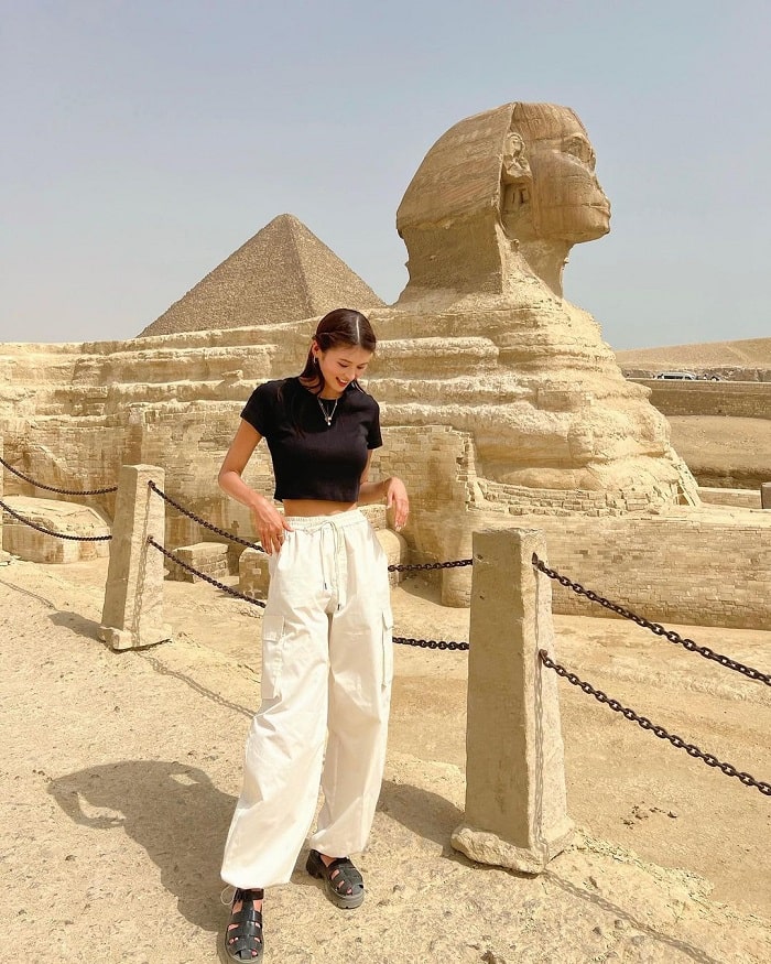 Sống ảo ở tượng Đại nhân sư Giza Ai Cập