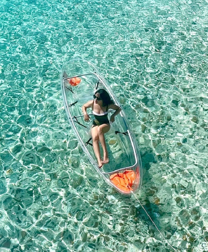chèo thuyền kayak ở Côn Đảo 