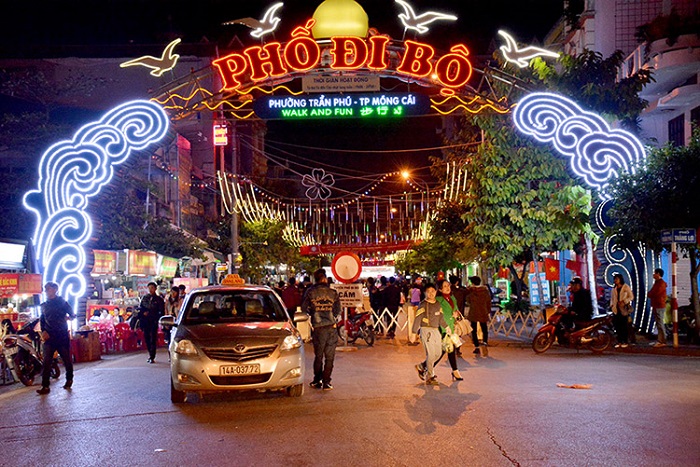 phố đi bộ ở Quảng Ninh - Móng Cái