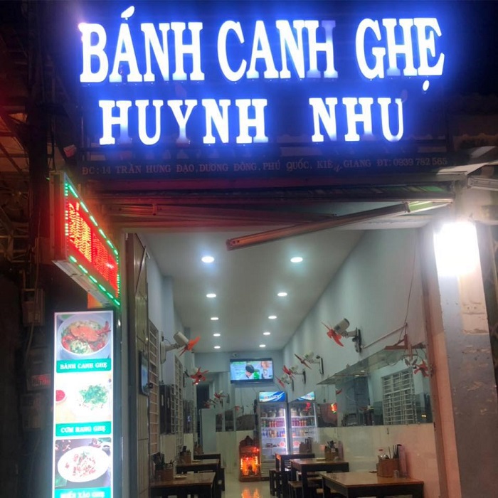 Bánh canh ghẹ Phú Quốc quán Huỳnh Như