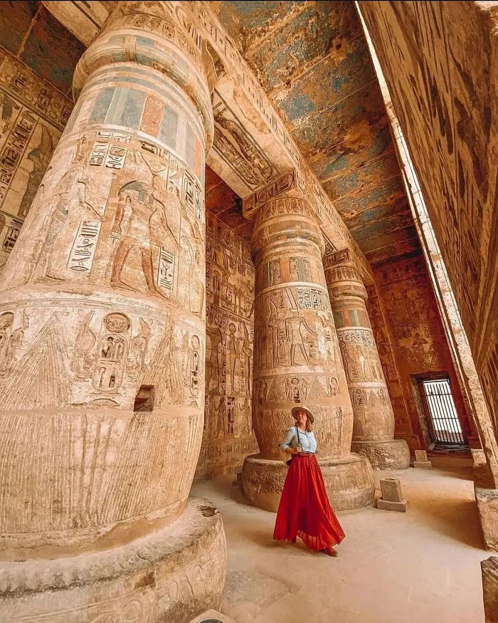 Đền Medinat Habu Ai Cập