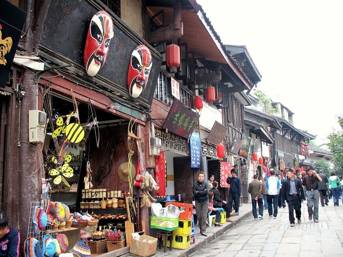 Kinh nghiệm du lịch Trùng Khánh - tham quan phố cổ Ciqikou Old