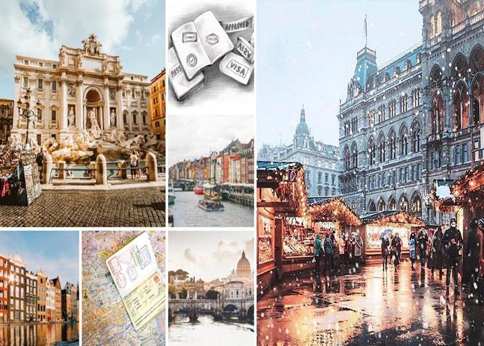 Có thể thực hiện xin visa tới Pháp để thủ tục nhanh chóng, dễ đậu. 