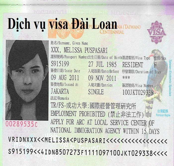 Sử dụng dịch vụ để giúp quá trình cấp visa Đài Loan hiệu quả nhất, nhanh chóng.