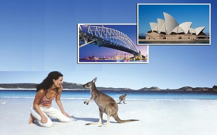 Đất nước Úc vô cũng xinh đẹp và thân thiện.