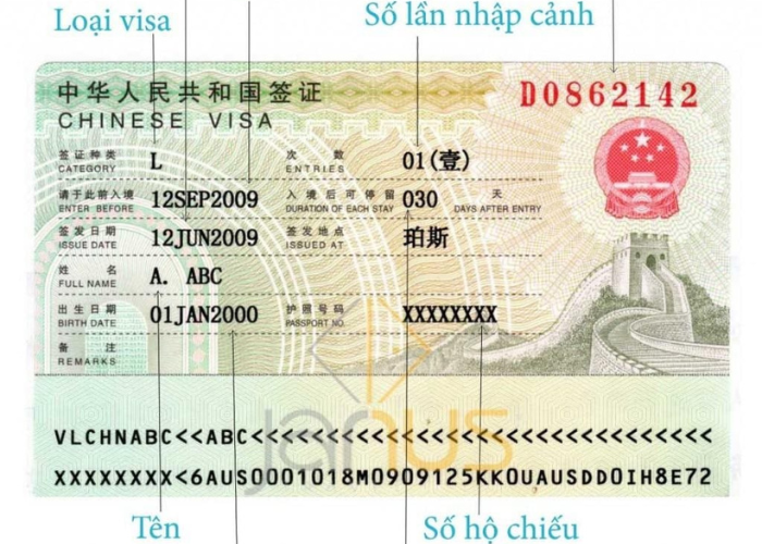 Visa Trung Quốc đi du lịch - Điều kiện xin visa du lịch Trung Quốc 
