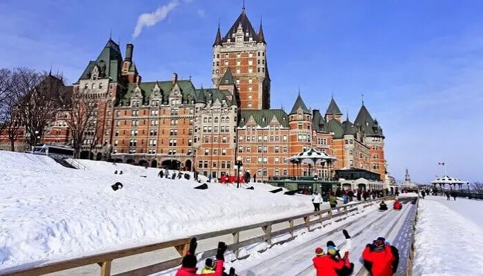 Hoạt động trượt tuyết thú vị tại Canada - xin visa Canada mất bao lâu