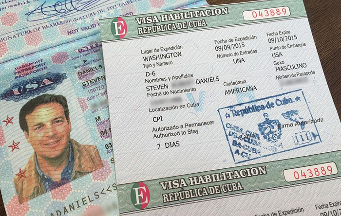 Xin thị thực Cuba với thời gian lưu trú 7 ngày - thủ tục xin visa Cuba