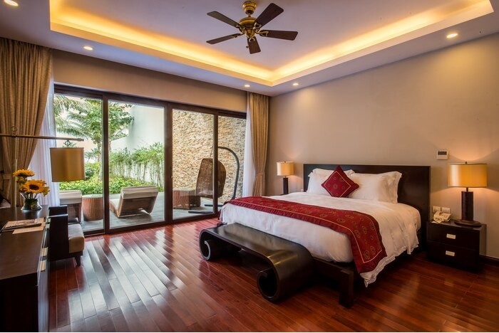 Khách sạn 5 sao ở Đà Nẵng - Thiết kế phòng ngủ thoáng mát
