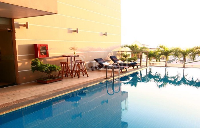 Khách sạn 4 sao ở Huế - Gold Hue có bể bơi đi kèm