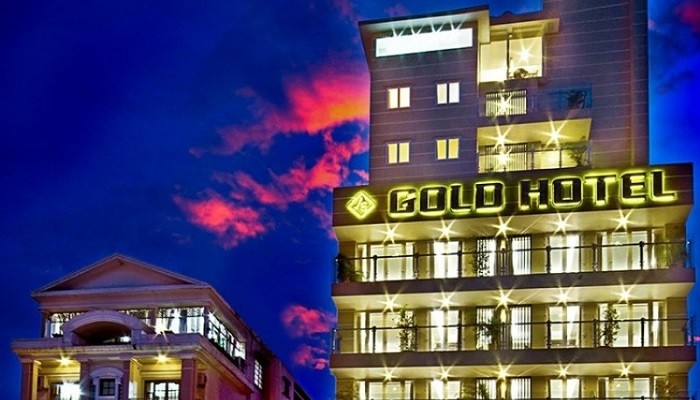 Khách sạn 4 sao ở Huế - Khách sạn Gold Hue nhìn từ trên cao