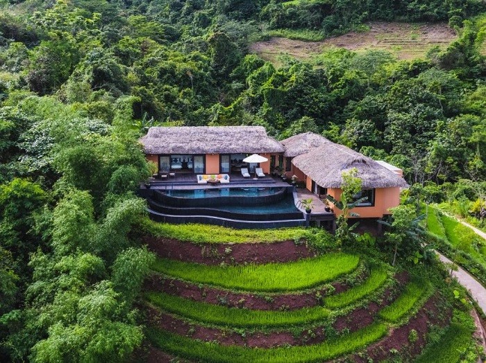 Khách sạn đẹp ở Hòa Bình - Nằm cách 28km từ thị trấn Mai Châu và Avana Retreat được bao quanh bởi những thung lũng, ngọn đồi