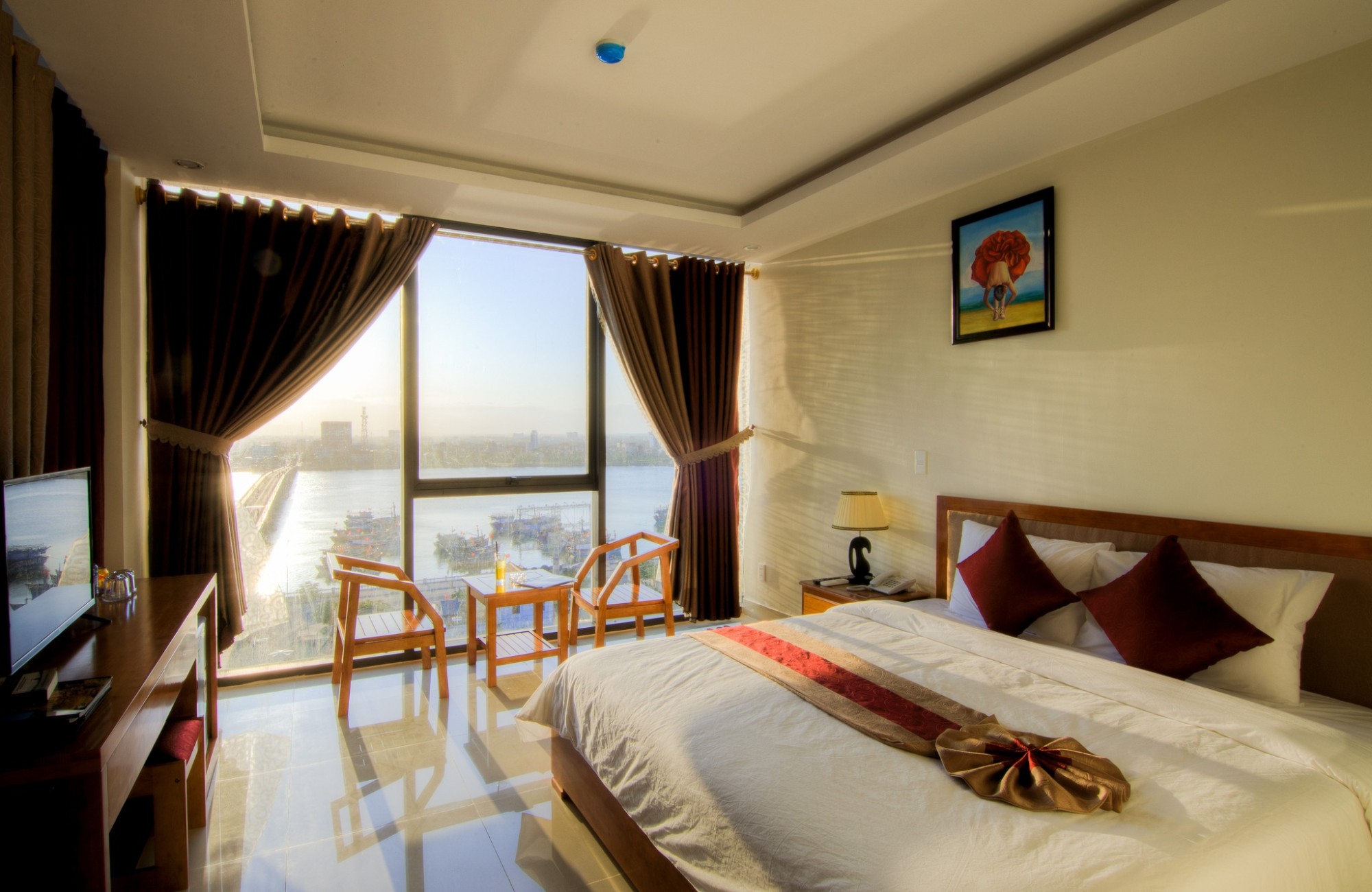 Khách sạn đẹp ở Quảng Bình - Tất cả phòng nghỉ tại Amanda Hotel được trang bị đầy đủ các thiết bị.