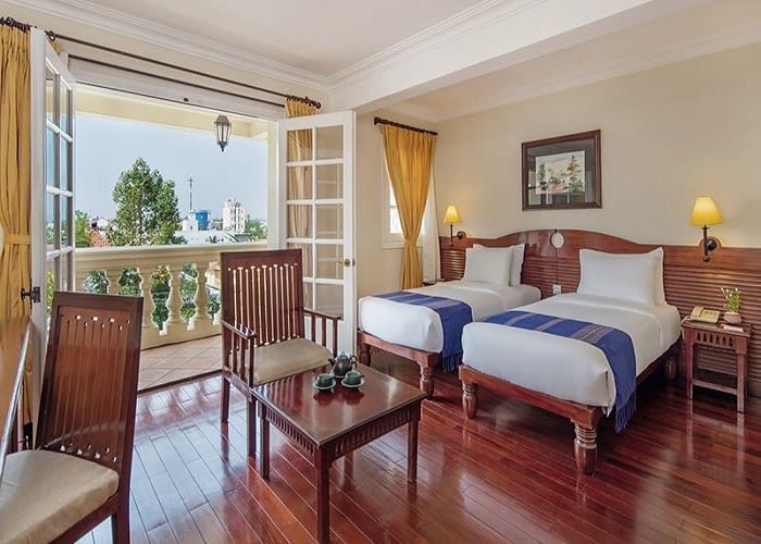 Hình ảnh khách sạn bình dân đầy đủ tiện nghi tại An Giang.- du lịch An Giang giá rẻ
