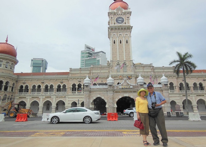 Quảng trường độc lập với cột cờ cao nhất thế giới ở Kuala Lumpur