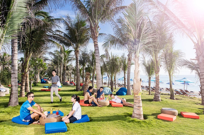 Khu resort có bãi biển riêng dành cho du khách