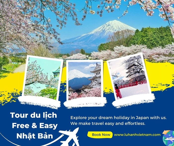 Đi tour Free & Easy Nhật Bản khám phá xứ sở Phù Tang  