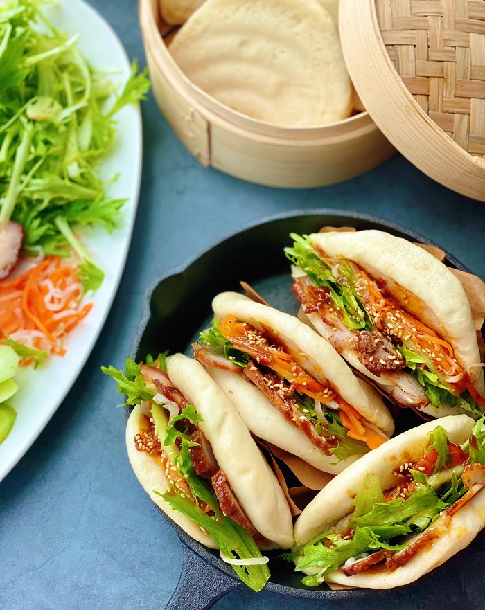 Bánh bao kẹp thịt, tour du lịch free & easy Đài Loan
