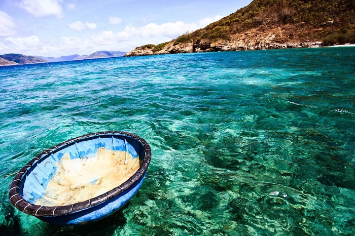 Làn nước trong xanh ở Côn Đảo phù hợp cho việc ngắm san hô