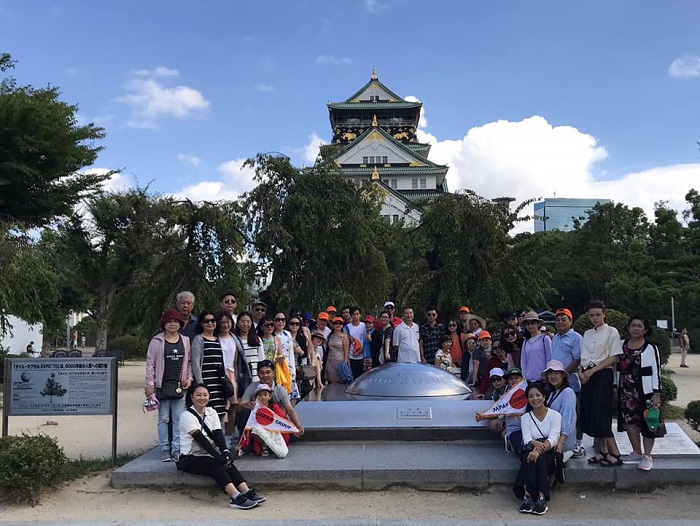Đoàn khách thăm các điểm đến nổi tiếng tại Nhật