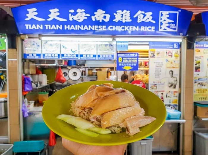 Cơm gà Hải Nam - 48 giờ ở Singapore