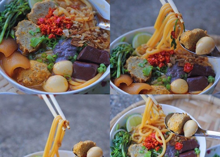 What is special about Kon Tum red noodle?